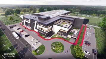 zdjęcie z budowy Centrum Sportowe Wzorcownia Ruchu