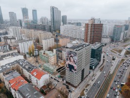 zdjęcie z przebudowy Muzeum Getta Warszawskiego