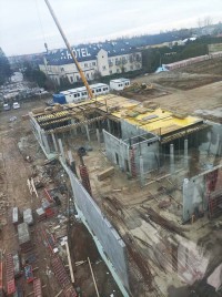 zdjęcie z budowy Centrum Sportowe Wzorcownia Ruchu