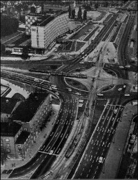 zdjęcie wykonane w 1973 roku po zakończeniu budowy