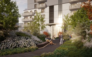 zdjęcie z budowy Modern Mokotów