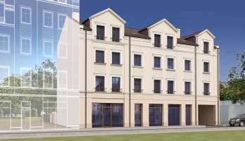 zdjęcie z budowy Kamienica pod Jabłonią