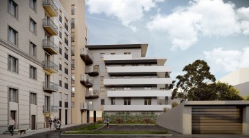 zdjęcie z przebudowy Apartamenty Jana Pawła 34