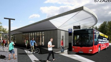 wizualizacje Dworzec Autobusowy Wieczorka