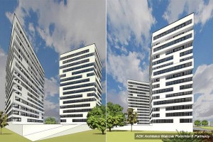 wizualizacje Apartamentowce nad Brdą