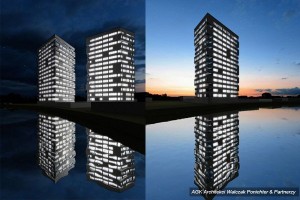 wizualizacje Apartamentowce nad Brdą