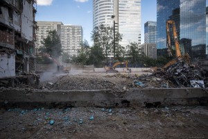 wyburzanie budynku pod realizację inwestycji