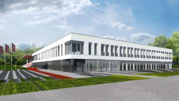zdjęcie z budowy Piłkarskie centrum treningowo-badawcze Cracovia