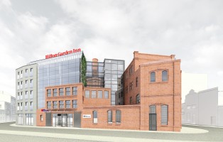 wizualizacje Hilton Garden Inn Torun Old Town