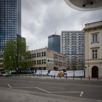 wizualizacje Biurowiec w miejscu Teatru Żydowskiego