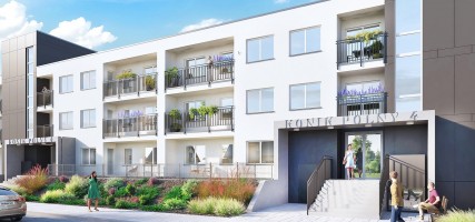 zdjęcie z budowy Promenada Biała Łąka