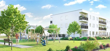 zdjęcie z budowy Promenada Biała Łąka