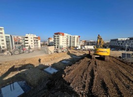 zdjęcie z budowy Smart Park Tarnowskie Góry