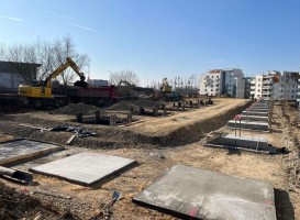zdjęcie z budowy Smart Park Tarnowskie Góry