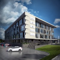 wizualizacje Biurowiec Wadowicka 1