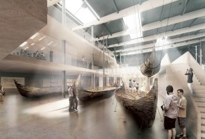 zdjęcie z budowy Muzeum Archeologii Podwodnej i Rybołówstwa Bałtyckiego