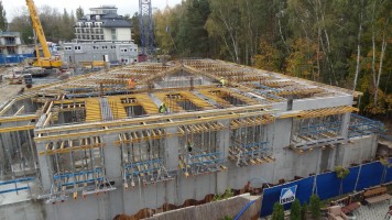 zdjęcie z budowy Kompleks hotelowy