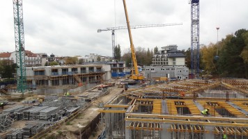 zdjęcie z budowy Kompleks hotelowy