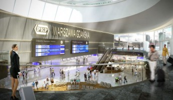 wizualizacje PKP Warszawa Gdańska