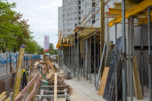 rozpoczęły się prace murarskie na II kondygnacji naziemnej