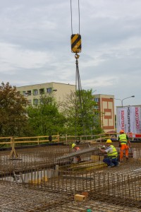 rozpoczęły się prace murarskie na II kondygnacji naziemnej
