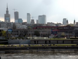 zdjęcie z Mostu Świętokrzyskiego