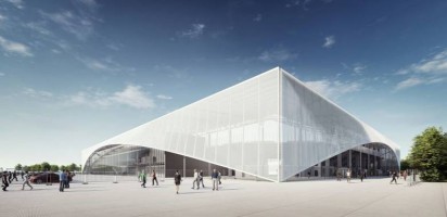 zdjęcie z budowy Stadion piłkarski