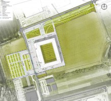 zdjęcie z budowy Stadion piłkarski