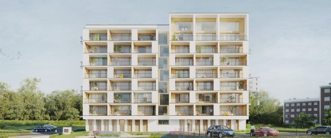 zdjęcie z budowy Sowińskiego Apartments