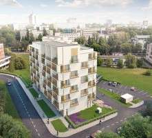 zdjęcie z budowy Sowińskiego Apartments