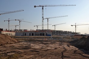 zdjęcie z budowy Dolnośląskie Centrum Onkologii Pulmonologii i Hematologii
