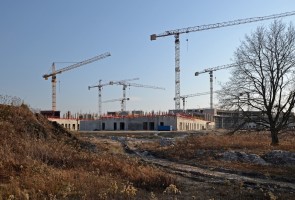 zdjęcie z budowy Dolnośląskie Centrum Onkologii Pulmonologii i Hematologii