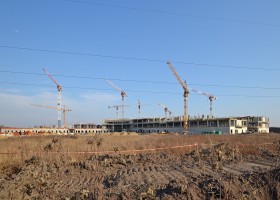 zdjęcie z budowy Dolnośląskie Centrum Onkologii Pulmonologii i Hematologii