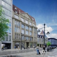 zdjęcie z przebudowy Dawny biurowiec Siemensa