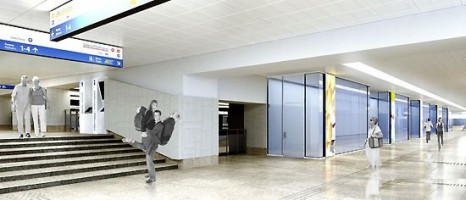 Galeria Południowa Dworca Centralnego w 2012 roku